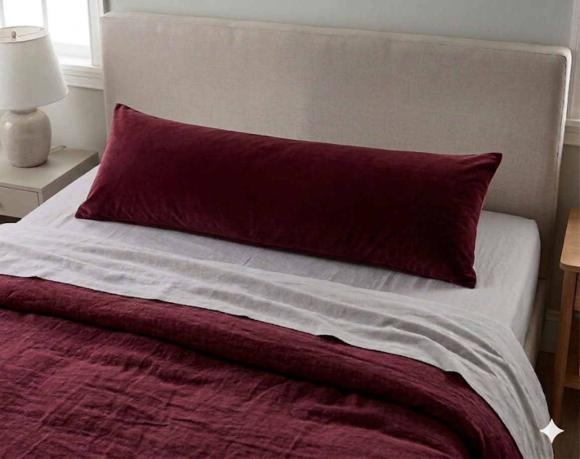 Premium Cotton Long Body Pillow | Luxelyers