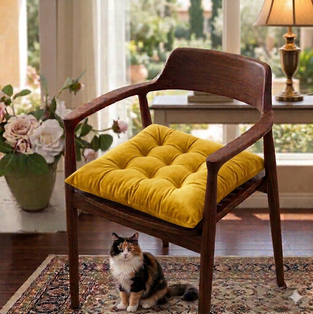 Pair of Velvet Square Custion | Luxelyers