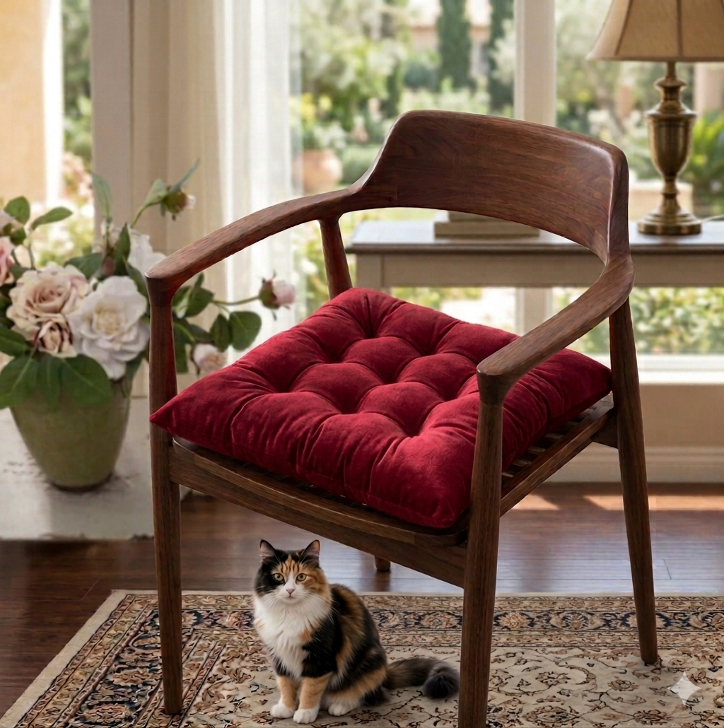 Pair of Velvet Square Custion | Luxelyers
