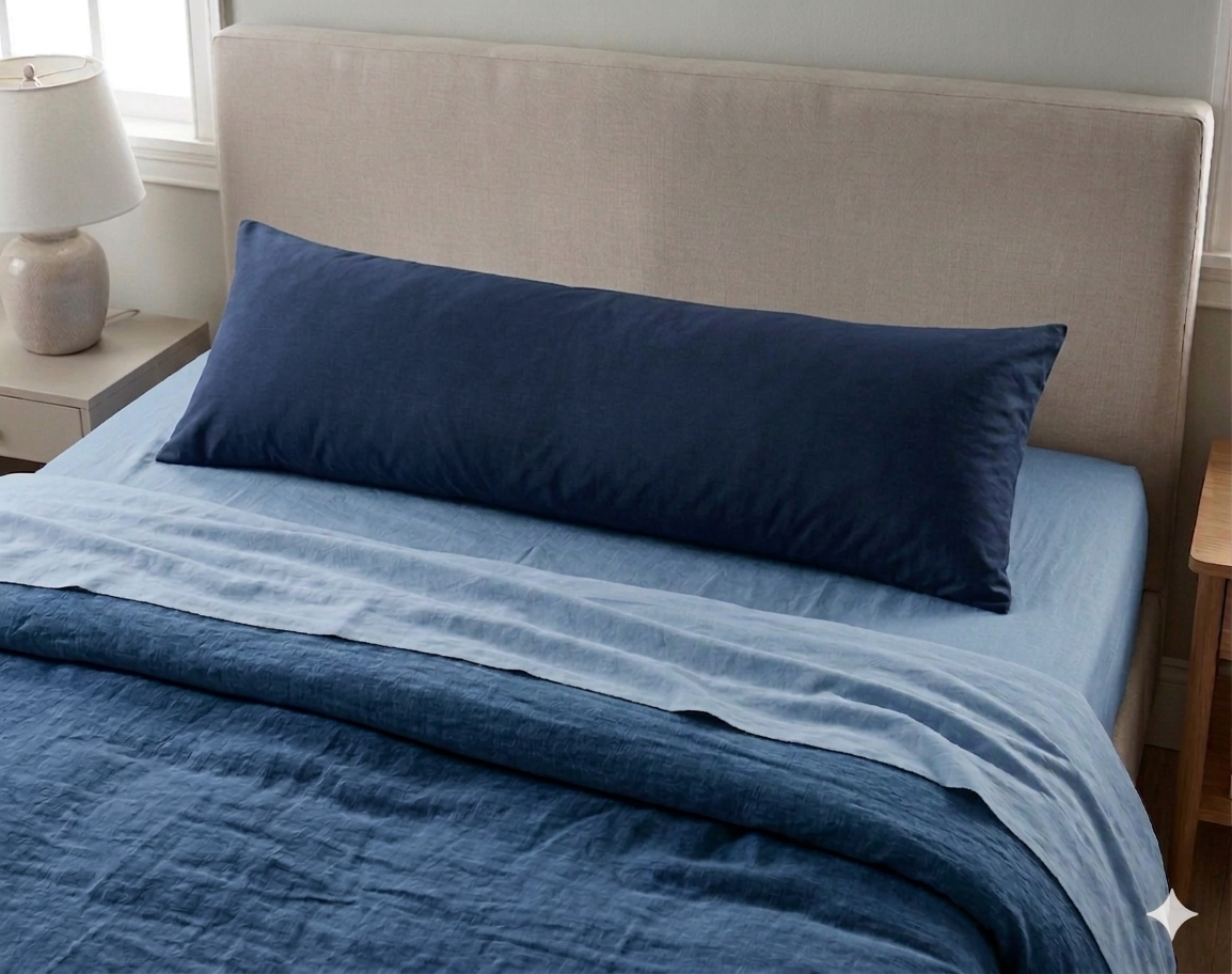 Premium Cotton Long Body Pillow | Luxelyers