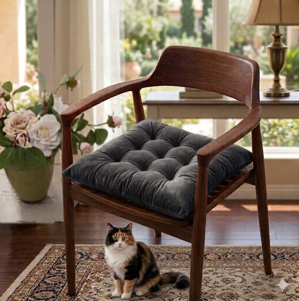 Pair of Velvet Square Custion | Luxelyers