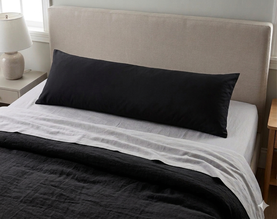 Premium Cotton Long Body Pillow | Luxelyers